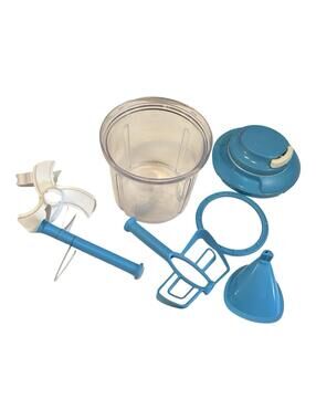 Tupperware Power Chef System Set Non Electrical/Manual Blender